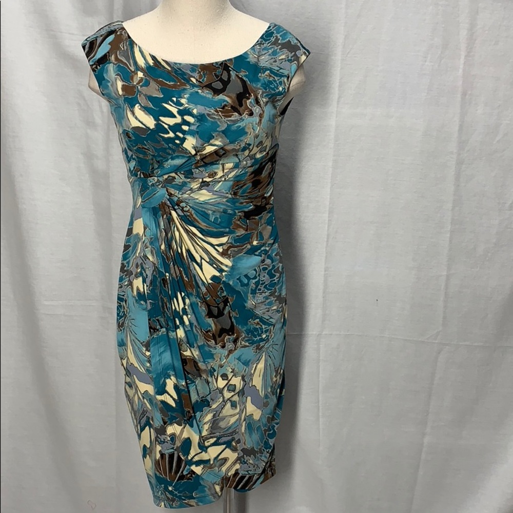 Connected Apparel multi colored print  Dress